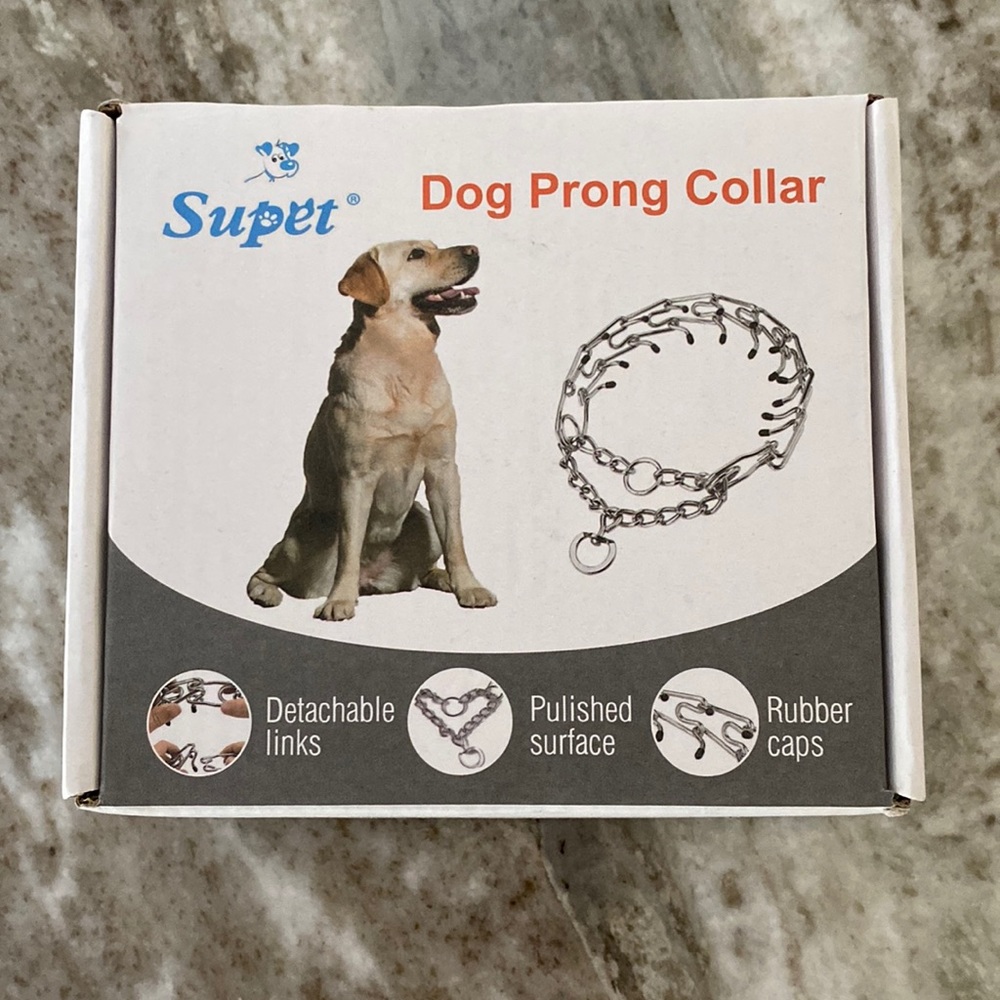 Supet dog prong collar